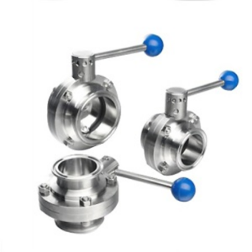 VALVULA DE MARIPOSA SANITARIA TRICLAMP DE SEIS PULGADAS 6.0" DN 150 en Ciudad de México