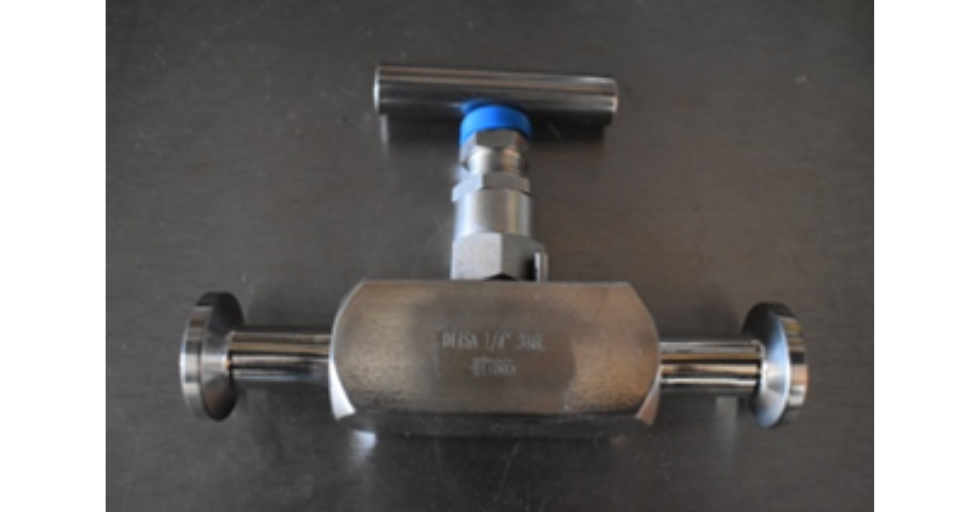 VALVULA DE AGUJA REGULADORA DE FLUJO TRICLAMP SANITARIA en Ciudad de México