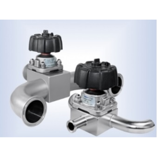 VALVULA DE DIAFRAGMA DE 3 VIAS SANITARIAS DE ACERO INOXIDABLE Ciudad de México