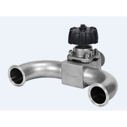 VALVULA DE DIAFRAGMA DE 3 VIAS SANITARIAS DE ACERO INOXIDABLE Ciudad de México