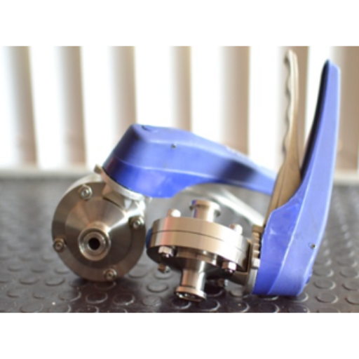 VALVULA DE MARIPOSA SANITARIA TRICLAMP CON MANIJA DOSIFICADORA 12 POSICIONES en Ciudad de México